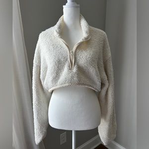 Skims fuzzy pullover
